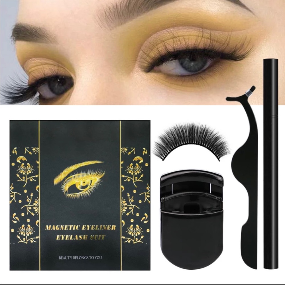 Ioio Beauty magnetic eyelashes with magnetic pen. Real mink hair